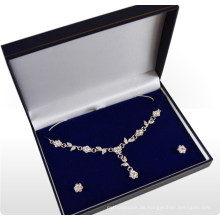 Silberne Halsketten-Kasten / Halsketten-Birnen-Kasten (MX-284)